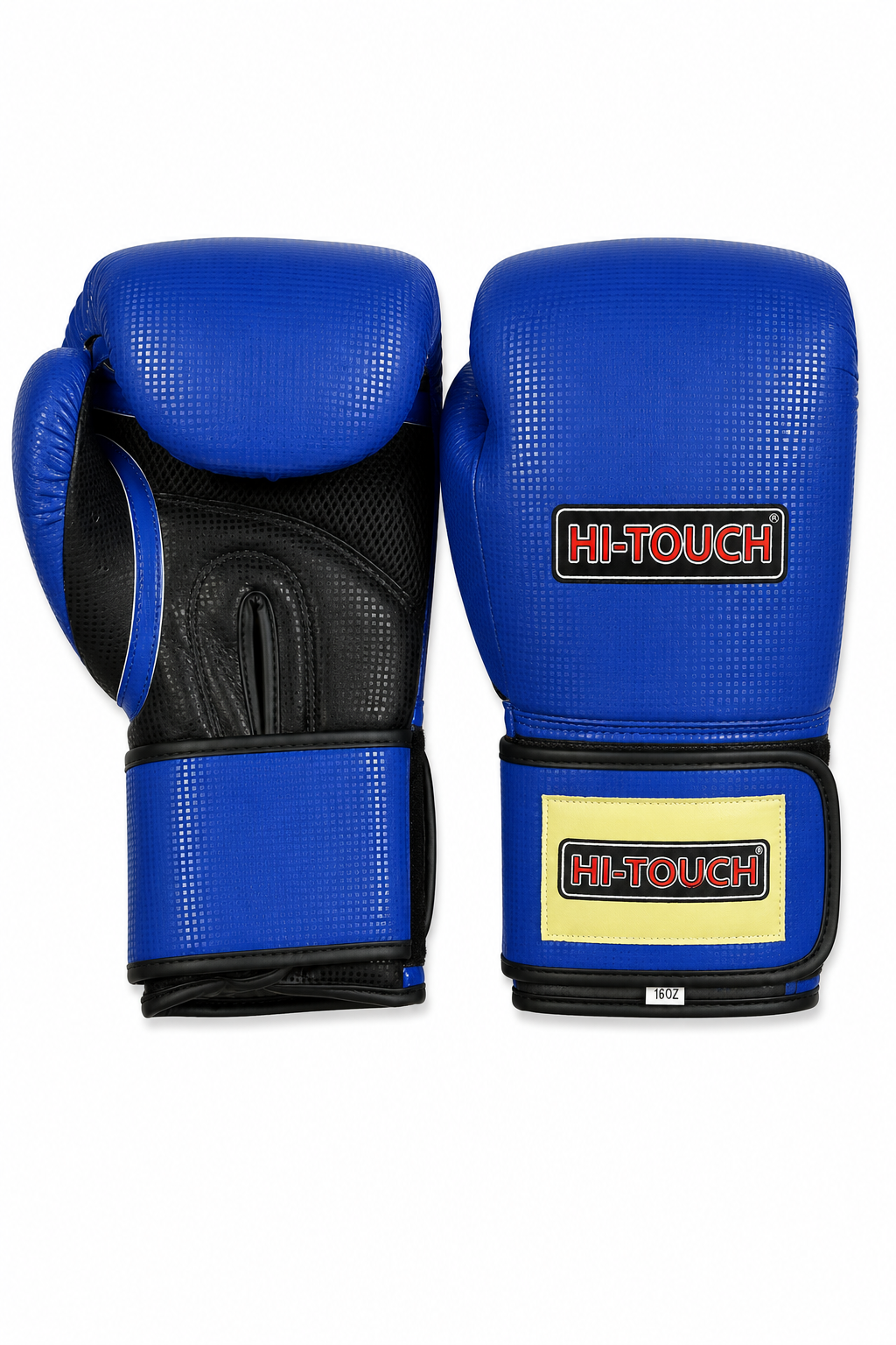 Blue Synthetic Leather Boxing Gloves
